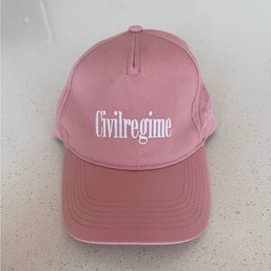 Civilregime Pink trucker hat cap